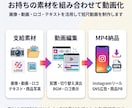 支給素材からInstagramリール動画制作します 画像・動画・ロゴ・テキストを組み合わせSNS用の動画にします イメージ2