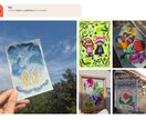 かわいいテイストのイラスト描きます 水彩画の柔らかい雰囲気からポップな色づかいのイラストを作成 イメージ1