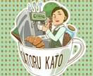 あなたの仕事姿をポップでかわいいイラストにします ポップでかわいいあなたの似顔絵を含んだ絵を描きます イメージ4