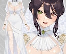 Live2Dモデル制作すべて一括で承ります 男女幅広いキャラデザが可能！美麗モデルが格安価格で！ イメージ8