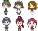 商用OK！ぷにっ♥としたミニキャラ描きます SNSアイコン、個人利用のグッズ作成などに イメージ4
