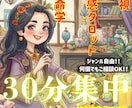 30分間！ジャンル自由で何個でもリーディングします ✨霊視×霊感タロット×算命学などで深く広く自由に鑑定し放題✨ イメージ1