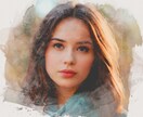 お手持ちの画像を水彩画風にいたします 大切な人、ペットなど、画像を水彩画風の似顔絵にいたします。 イメージ6