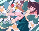 ナチュラルで優しい雰囲気のイラスト作成いたします 配信サムネに！立ち絵に！表紙に！ふんわり可愛いイラスト イメージ8