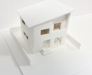 1/100の住宅白模型を制作致します 建築設計事務所に勤務した女性二級建築士が制作します。 イメージ1