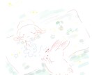 ちょっとしたウサギキャラ描きます 個人的にトップ画像や挿絵に使いたい方向けです イメージ1