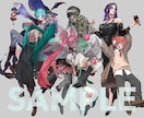 TRPG向け全身立ち絵制作します 質感のあるイラスト立ち絵　TRPGや配信の賑やかしに！！！！ イメージ3