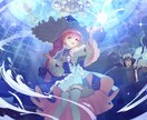 キャラクターの１枚イラスト描きます 綺麗で可愛い女の子ならお任せください！ イメージ1