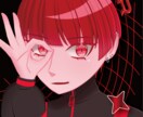 キャラクターを描きます 背景のデザインも作成できます。 イメージ1