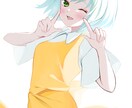 かわいい女の子のイラスト描きます 歌ってみたなどの動画サムネイル·アイコンなどをお描き致します イメージ1