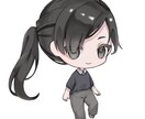 SNS用のミニキャラを描きます 落ち着いた色合いのミニキャラを制作します！ イメージ3