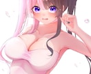 可愛くセクシーで目の惹くイラストを描きます 商用可！可愛くて満足いただけるイラストを制作させて頂きます！ イメージ2