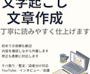 音声・動画の文字起こしします 読みやすく整えた文章で納品します イメージ1