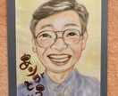 優しい遺影似顔絵を心を込めて似顔絵描きます みていると癒される、いつも応援してくれるパワー似顔絵 イメージ3