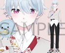 キャラデザ～パーツ分け済み立ち絵制作します キャラデザのみ・立ち絵制作のみでも可！モデリングまで一括も◎ イメージ5
