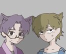 少年のイラスト、バストアップ、アイコン描きます ゆるゆる ほんわかイラストを描きます イメージ2