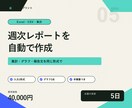 Excel・CSVの週次レポート作成を自動化します 集計・グラフ・報告文を同じ形式で毎週作成 イメージ1