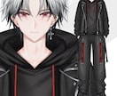 先着1名！イケメン男性Vtuberモデル制作します 著作権譲渡！修正無制限！表情８つ！企業並カスタムlive2d イメージ4