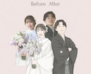 結婚式のウェルカムボード作成します ご本人そっくり & 美化して描きます♡ イメージ4