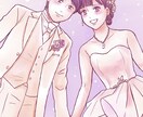 お写真をもとに可愛い似顔絵描きます SNSアイコン、ウェルカムボード、記念日、サプライズ等に☆ イメージ3
