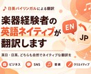 楽器経験者の英語ネイティブが翻訳します 音楽経験あり。音楽関連の翻訳歓迎。 イメージ1
