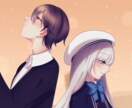 うたってみたサムネイルや立ち絵作成いたします 目を引くサムネイル、MV映えする立ち絵を誠心誠意作成します イメージ7