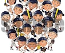 野球イラスト専門⚾️可愛い野球イラスト描きます ピッチング•バッティング•守備ポーズなんでもOKです！ イメージ7