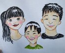 アナログ手描き似顔絵描きます 少しリアルで少し漫画チックなアナログ手描き似顔絵描きます！ イメージ4