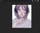 リアルでアンニュイな女の子描きます 【厚塗り　リアル　アンニュイ　彩度低め】なイラストを作成♩ イメージ3