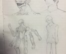 キャラ、モンスター、動物、などのラフ画を提供します デフォルメからクリーチャーまでなんでも描きます イメージ7