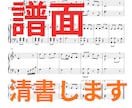 楽譜を清書または書き起こします 動画に含まれる楽譜を書き起こすことも可能です。 イメージ1