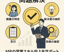 MRに特化した課題解決をオンラインで支援します 同僚や同期よりも成果を出したい、差をつけたい方を支援します イメージ1
