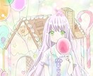 Twitter・LINE等のアイコン作成します あなたの好きな形をアイコンにします・可愛いキャラクターなど イメージ4