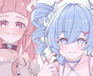 SNS・MV・動画などに使用する一枚絵を制作します あなたの大切なキャラクターを、かわいく一枚のイラストに！ イメージ5