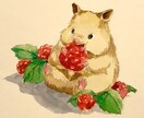 水彩絵具♬オリジナルイラストを描きます デフォルメからリアルなものまでなんでも受け付けております！ イメージ3