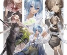 TRPG用立ち絵を描きます 高級感・透明感のある厚塗りが得意です イメージ6