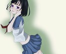 気軽にイラスト作成頼めます SNSアイコンやロック画面用壁紙等を低価格で！ イメージ2