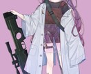 立ち絵イラストの制作致します あなたのイメージするキャラクターを絵にします！ イメージ1