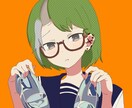 アイコン、立ち絵、歌みたサムネ、1枚絵お描きします 可愛いイラストが得意です!!! イメージ2