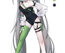 アイコン、立ち絵などのイラストの製作いたします 凝ったキャラデザのイラストが得意です。 イメージ3