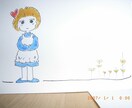 手描きでメッセージカードなどを描きます 手描きなので一点ものです。ほんわかイラストになります。 イメージ1