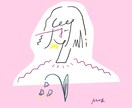 SNS/ブログ　シンプルおしゃれなアイコン描きます 【顔隠れている顔写真でも作成可能です。商用利用もOK！】 イメージ3