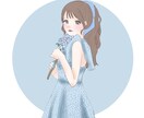 即対応 SNS用可愛いアイコン作成いたします 自分の写真をイラストにしてSNS用アイコンにしませんか？ イメージ2