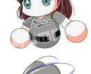 お伝えいただくキャライメージをパワプロ風に描きます 貴方の思い描くキャライメージをパワプロ化しイラストを描きます イメージ3