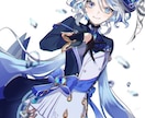 TRPG、ゲーム、VTuber等の立ち絵を承ります 現在キャンペーンにつき立ち絵8000円で承れます！ イメージ6