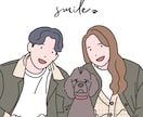 似顔絵やペットのイラストを描きます お写真をもとにイラスト作成を行います。 イメージ5