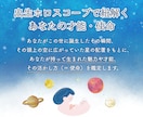 西洋占星術で1つのテーマを深掘り鑑定します 〜占星術を学んでいる方、客観的な視点が欲しい方向け〜 イメージ2