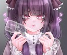 動画サムネやSNSアイコンのご使用いただけます 甘めで可愛い女の子のイラストを作成します！ イメージ2