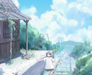 用途に応じた一枚絵や立ち絵などのイラスト描きます 〇動画・グッズ・SNS用等に！キャラ・風景イラスト〇 イメージ1