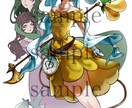 動画(歌ってみた等)サムネイルを描きます 完成度の高い女性キャライラストを求めてる方へ！ イメージ2